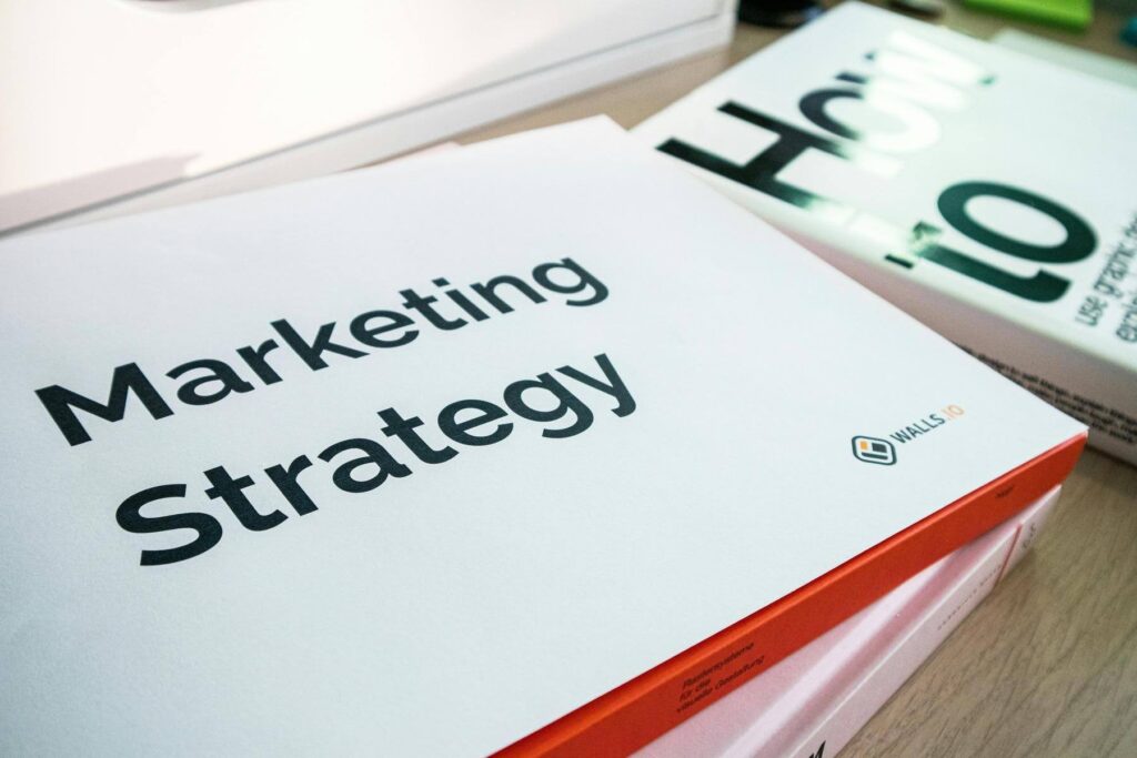 Marketing strategy guide and business planning materials representing sales and marketing support provided to new franchisees by Ace Home Care Franchise
