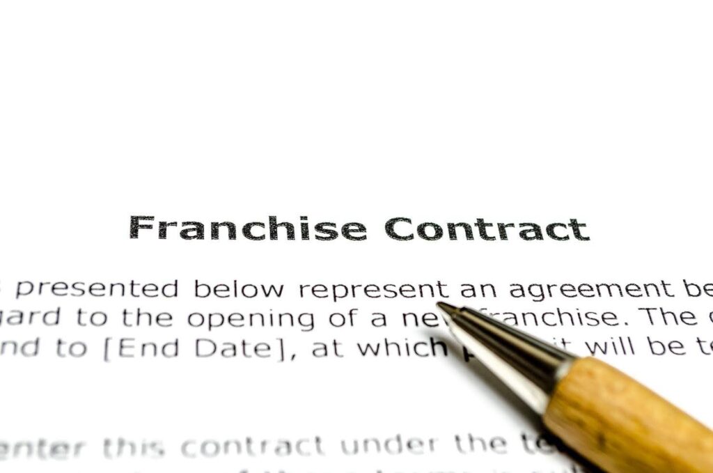 Franchise agreement document explaining key terms and the franchise agreement process for entrepreneurs joining Ace Home Care Franchise