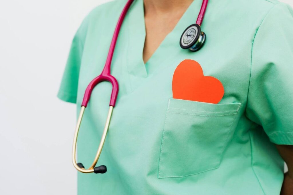 Healthcare professional with a stethoscope representing compassionate care, showing that no healthcare background is required to own an Ace Home Care Franchise with comprehensive training and ongoing support.