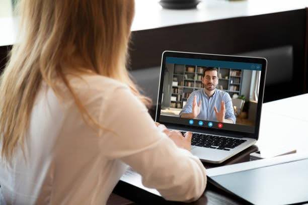 Online training session for new franchise owners, showcasing how Ace Home Care Franchise helps train entrepreneurs without any healthcare background through comprehensive remote support.